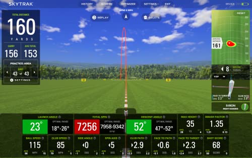 SkyTrak Golf Launch Monitor and Golf Simulator White Gray Black Green - Image 6