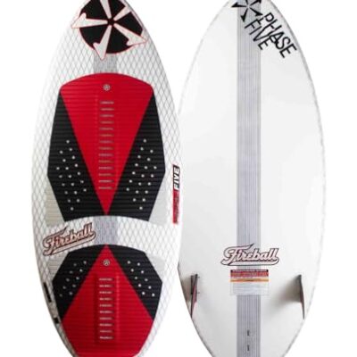 PHASE FIVE Wakesurf Board Fireball 54" White/Red/Black