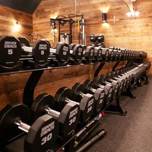 Life Fitness Urethan-Hantel 4,5 Kg – Ergonomischer Griff & Anti-Roll-Design (einzelne Hantel)