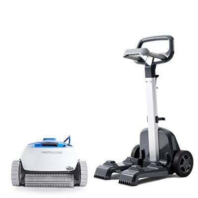 Dolphin Proteus DX3 Robotic Pool Vacuum Cleaner White