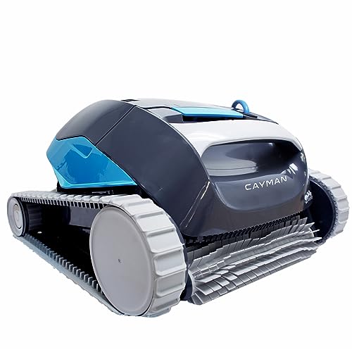Dolphin Cayman Automatic Robotic Pool Cleaner (2024 Model) - Wall Climbing, Top-Load Filter, HyperBrush