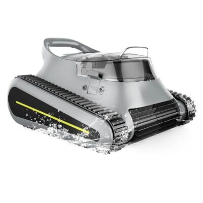 Miuedo Seauto Cordless Robotic Pool Cleaner Grey Black