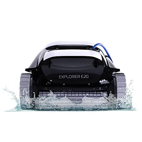 Dolphin Explorer E20 Robotic Pool Vacuum Cleaner Black