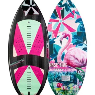 PHASE FIVE Wakesurf Board Diamond LUV 48" Black/Pink