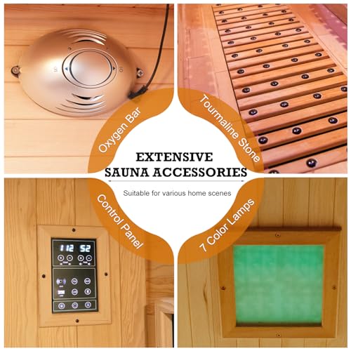 amocane 2 Person Cedar Sauna - Image 7