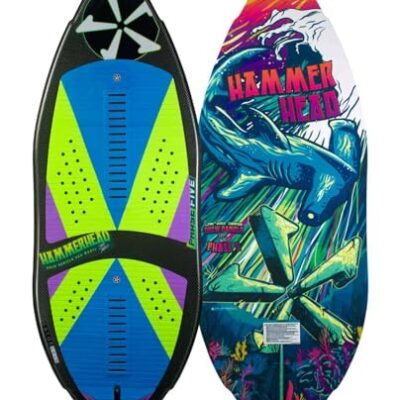 PHASE FIVE Wakesurf Board Hammerhead V3 53" Black/Blue/Yellow