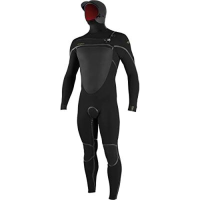 O'NEILL Psycho Tech Chest Zip Hooded Wetsuit 2022 Black/Black MT