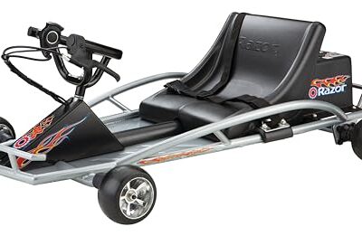 Razor Ground Force Drifter Electric Go-Kart: Silver, 24V