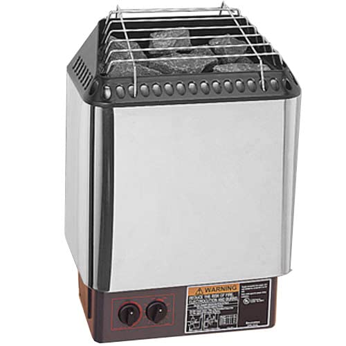 Amerec Designer B Sauna Heater Built-In Controls Vulcanite Rocks 6KW 240V