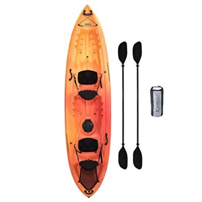 Lifetime Spitfire 12 Tandem Sit-on Kayak with 2 Paddles Orange