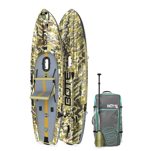BOTE Rackham Aero Inflatable Fishing Paddle Board 12’4″ Verge Camo ...