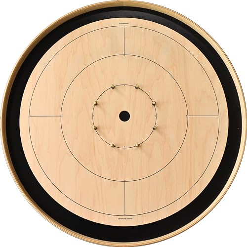 Crokinole Canada Tournament Style Crokinole Board Game Set Black