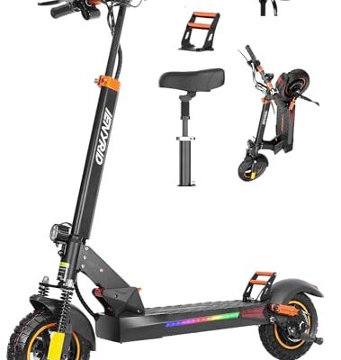 Hidoes Electric Scooter 800W 12.5Ah 30 MPH with Seat Black