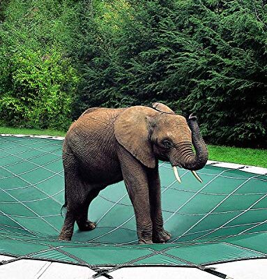 Loop-Loc Swimming Pool Safety Cover 18x42 Rectangle Green