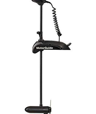 MotorGuide Xi5 Freshwater Trolling Motor Wireless Bow Mount 48-inch Shaft 105-Pound Peak Thrust Sonar GPS Black
