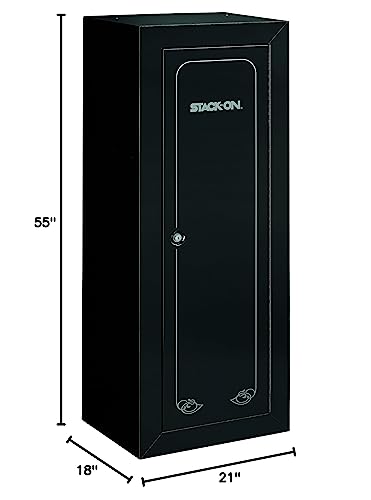 Stack-On 22-Gun Security Cabinet with Foam Barrel Rests Black – Peach Frog