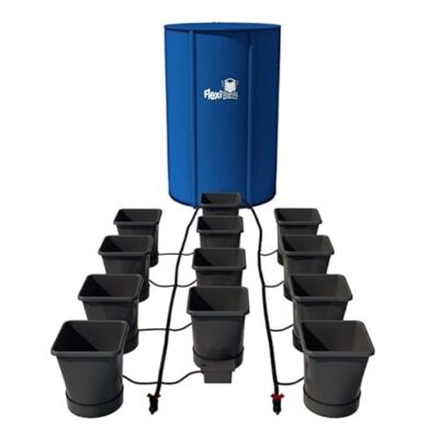 AutoPot 12Pot XL Hydroponic System with 6.6 Gal Pots and 60 Gal FlexiTank Black