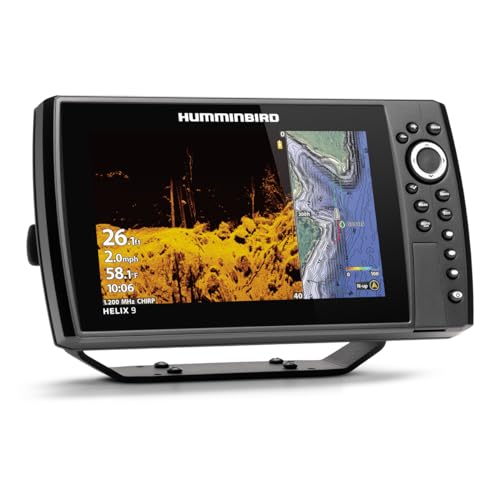 Humminbird Helix 9 Chirp MEGA SI+ GPS G4N Fish Finder Black - Image 2