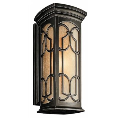 Kichler Franceasi 1-Light Outdoor Wall Mount Bronze