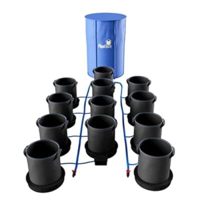 AutoPot 12 Pot XXL System with 9 Gallon Pots and 60 Gallon FlexiTank Black