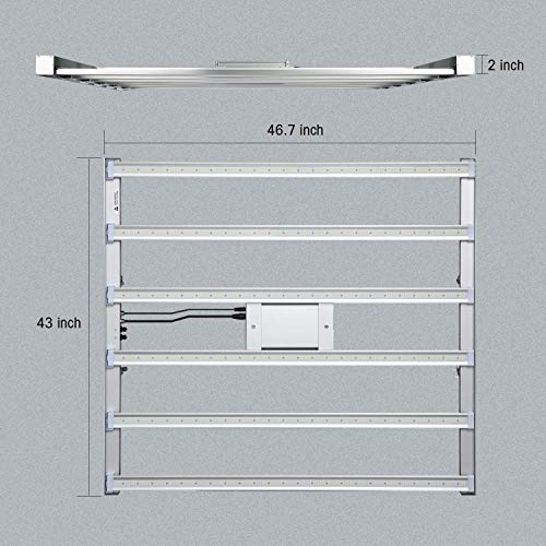 AGL V6-Pro Full Spectrum LED Grow Light for Hydroponics - Image 5