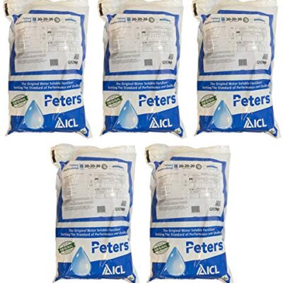 JR Peters Jacks Prof 77010 General Purpose Fertilizer 20-20-20, 25-Pound (Five Pack)
