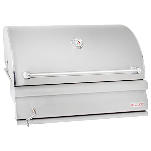 Blaze Grills 33" Built-In Charcoal Grill Silver