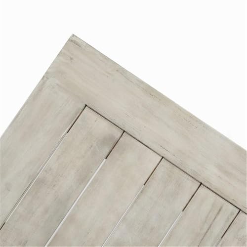 Noble House Estelle 3-Piece Indoor Acacia Wood Picnic Set Grey - Image 7
