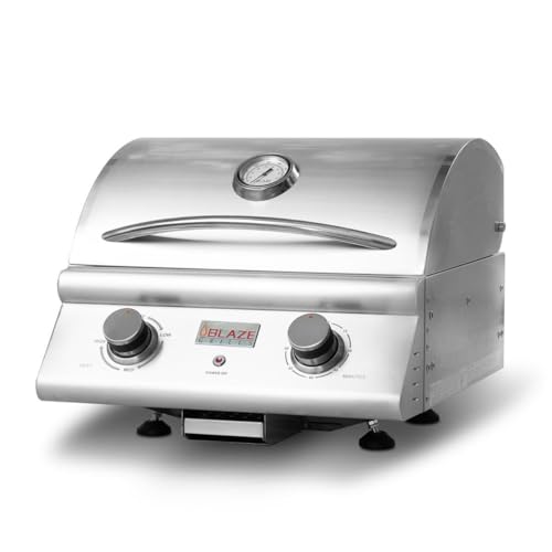 Blaze Outdoor Products 21-Inch Portable 1500 Watt Electric Grill Stainless Steel