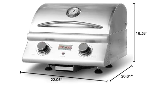 Blaze Outdoor Products 21-Inch Portable 1500 Watt Electric Grill Stainless Steel - Image 7