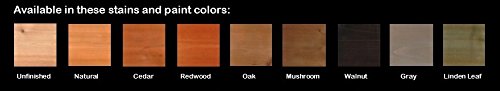 A & L Furniture Royal English Glider Natural Stain - Image 2