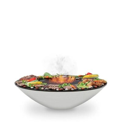 ARTEFLAME 40" Charcoal BBQ Grill and Fire Pit Bundle Platinum No Base