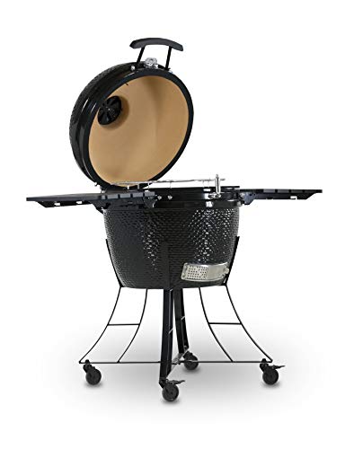 PIT BOSS Kamado BBQ Ceramic Grill Cooker 22 Inch Black - Image 7