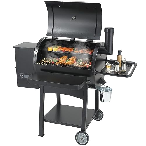 WACTO Portable Charcoal Grill BBQ with Cart - Heavy Duty 53-inch Outdoor Cooker