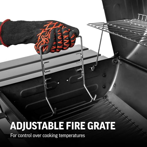 Char-Griller Grand Champ 8250: Charcoal Grill and Offset Smoker - Image 6