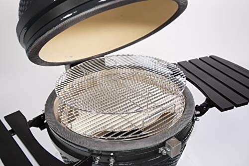 PIT BOSS Kamado BBQ Ceramic Grill Cooker 22 Inch Black - Image 3