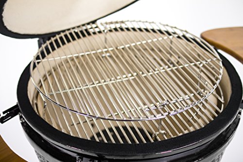 PIT BOSS Kamado BBQ Ceramic Grill Cooker 22 Inch Black - Image 6