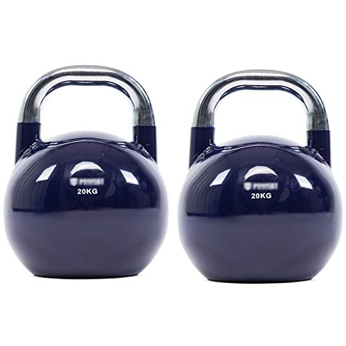 ZYCSKTL Steel Kettlebell, 20kg*2 Purple, 22 lb