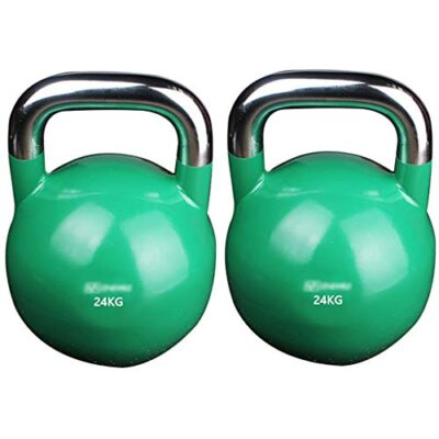 ZYCSKTL All-Steel Competition Kettlebell, 24kg Green