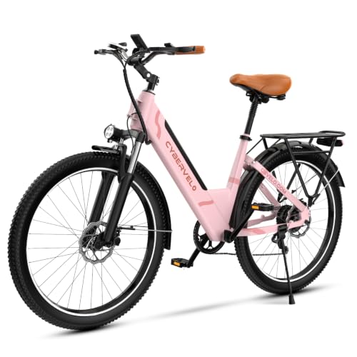 Aelith EK2AEL Rose Pink 26" Electric Bike for Adults
