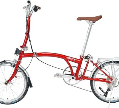 Generic HOVITA Folding Bike, Red, Medium