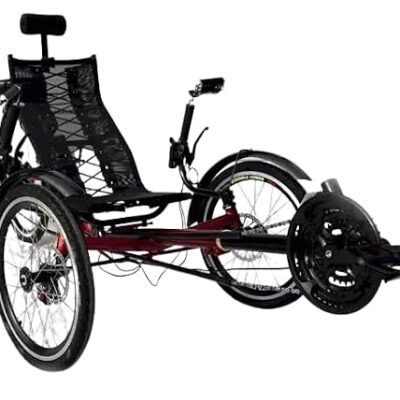 cozytrikes ERT-36 Folding Electric Recumbent Trike, Large
