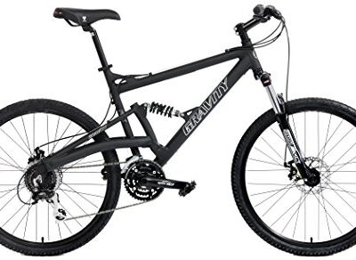 Gravity FSX 2.0 Dual Full Suspension Mountain Bike, 21inch