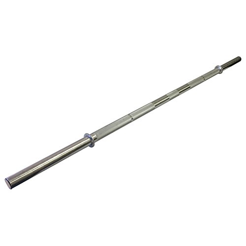 Ader 84-Inch Solid Fat Bar, 2-Inch Diameter, Chrome