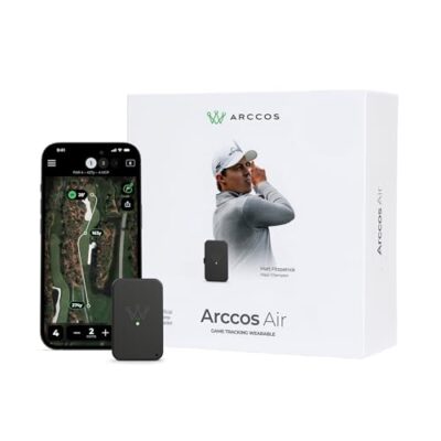 Arccos Golf Air GPS Golf Tracker, Black, Model 70060