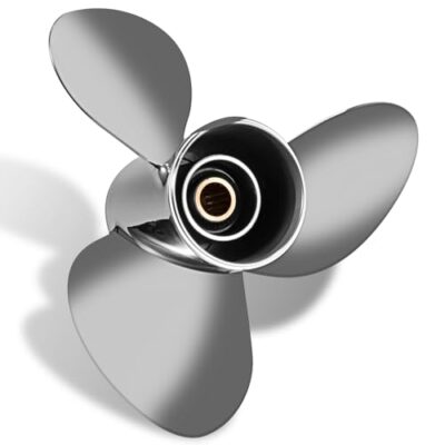 PropelTech 14 X 19 Stainless Steel Outboard Boat Propeller Fit Suzuki Engines