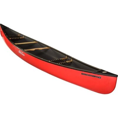 Old Town Discovery 158 Recreational Canoe, 2 Person, 15 ft 8.04 in, Red
