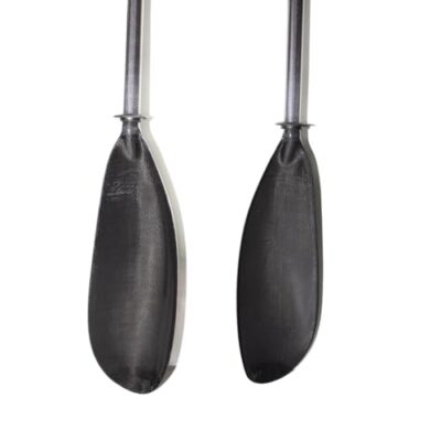 SHQuhwPaa 3K Glossy Carbon Fiber Kayak Paddle 4-Section Double Spoon Shape Compatible with