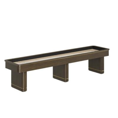 Empire USA Plank & Hide - Deco Shuffleboard Table (Brushed Greige, 9')