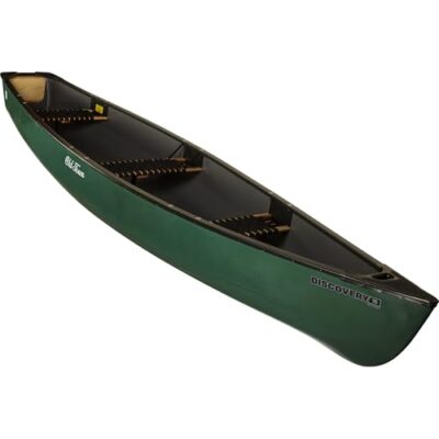 Old Town Discovery Sport 15 Square-Stern Recreational Canoe, Green, 15 Feet 3 Inches